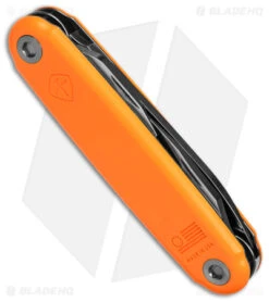 ASK The Jefferson Slip Joint Modular Multi-Tool Grabber Orange (2.9" Polish) -Benchmade Knife Sale ASK The Jefferson Grabber Orange Slip Joint Multitool 2in Polish BHQ 147360 td side