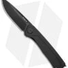 Acta Non Verba Knives Z200 Liner Lock Knife Black G-10 (3.5" DLC Black)