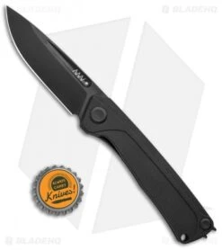 Acta Non Verba Knives Z200 Liner Lock Knife Black G-10 (3.5" DLC Black) -Benchmade Knife Sale Acta Non Verba Knives NF LL Black G 10 DLC Black BHQ 116615 jr bottlecap