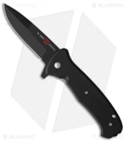 Al Mar SERE 2020 Spring Assisted Knife Black G-10 (3.6" Black)