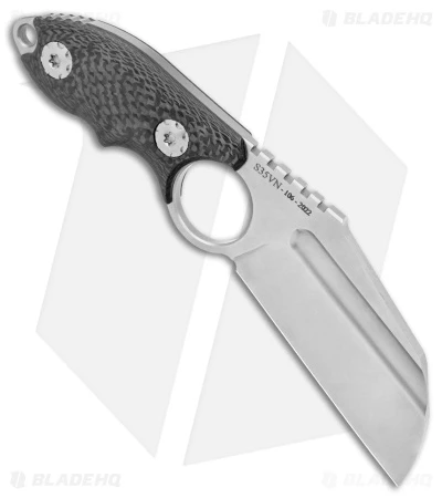 Andre De Villiers Box Butcher Fixed Blade Knife Carbon Fiber (3.75" Satin) 2 Andre De Villiers Box Butcher Fixed Blade Knife Carbon Fiber (3.75" Satin) - Image 2