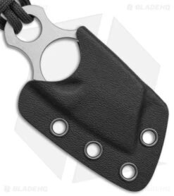 B'yond EDC Asymmetrical Micro Santoku Fixed Blade Knife Gray Fob (1.5" Satin) -Benchmade Knife Sale Asymmetrical Micro Santoku Fixed Blade Satin Gray Fob BHQ 145460 jr sheath