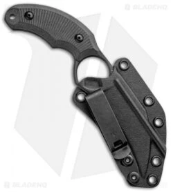 Bastinelli Creations HARPY Karambit Fixed Blade Black (3.25" Black SW) -Benchmade Knife Sale Bastinelli Creations HARPY Fixed Black BHQ 98864 jr sheath