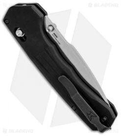 Benchmade 407 Vallation AXIS-Assist Knife Black (3.7" Stonewash) -Benchmade Knife Sale Benchmade 407 Vallation AXIS Assist Black SW BHQ 84269 jr side
