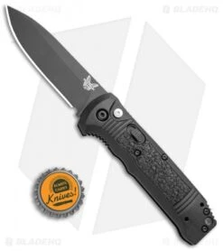 Benchmade 4400BK Casbah Automatic Knife Black Grivory (3.4" Black) -Benchmade Knife Sale Benchmade 4400 Casbah Black Grivory Black 4400BK BHQ 51630 jr bottlecap 2