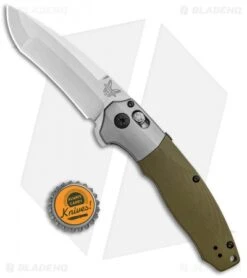 Benchmade 496 Vector AXIS-Assist Knife OD Green G-10 (3.6" Satin) -Benchmade Knife Sale Benchmade 496 Vector Assist OD green G 10 Satin BHQ 101194 jr bottlecap