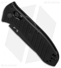 Benchmade 5750SBK Mini Presidio II Automatic Knife (3.2" Black Serr) -Benchmade Knife Sale Benchmade 5750 SBK Mini Presidio II black serr BHQ 78772 er spine