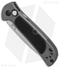 Benchmade 9750 Mini Coalition Automatic Knife Gray Al/Black G-10 (2.9" Satin) 6 Benchmade 9750 Mini Coalition Automatic Knife Gray Al/Black G-10 (2.9" Satin) -Benchmade Knife Sale Benchmade 9750 Mini Coalition gray al black G10 satin BHQ 75501 er spine 2