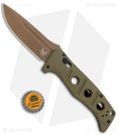 Benchmade Adamas Automatic Knife Olive G-10 (3.8" FE) 2750FE-2 -Benchmade Knife Sale Benchmade Adamas Auto Olive G 10 FE 2750FE 2 BHQ 118568 jr bottlecap