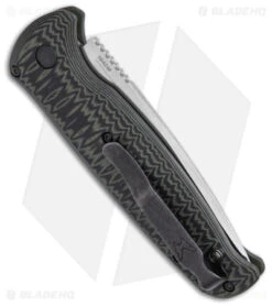 Benchmade CLA Compact Lite Auto Knife Green/Black G-10 (3.4" Satin) 4300-1 -Benchmade Knife Sale Benchmade CLA Compact Lite Auto Knife Green Black G 10 3in Satin BHQ 33664 td side