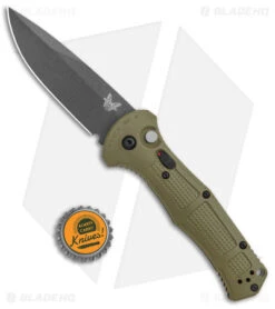 Benchmade Claymore Automatic Knife OD Green Grivory (3.6" Black) 9070BK-1 -Benchmade Knife Sale Benchmade Claymore Auto OD Green Grivory Black 9070BK 1 BHQ 137240 jr bottlecap
