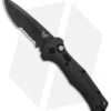 Benchmade Claymore Automatic Knife Black Grivory (3.6" Black Serr) 9070SBK