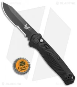 Benchmade Mediator Automatic Knife Black G-10 (3.3" Black Serr) 8551SBK 7 Benchmade Mediator Automatic Knife Black G-10 (3.3" Black Serr) 8551SBK -Benchmade Knife Sale Benchmade Mediator Auto Black G 10 Black Serr 8551SBK BHQ 104906 jr bottlecap