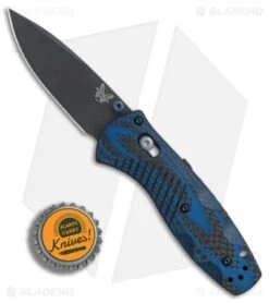 Benchmade Mini Barrage AXIS-Assist Forum Knife Blue G10/CF (Black M390) 586-1701 -Benchmade Knife Sale Benchmade Mini Barrage Forum BHQ 79854 er bottlecap