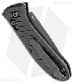 Benchmade 5750BK Mini Presidio II Automatic Knife (3.2" Black) -Benchmade Knife Sale Benchmade Mini Presidio II Auto Black 5750BK BHQ 108953 jr side