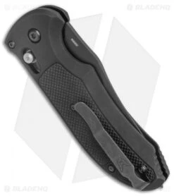 Benchmade Triage AXIS Lock Automatic Knife (3.58" Black Serr) 9170SBK -Benchmade Knife Sale Benchmade Triage AXIS Lock Auto Black Serr 9170SBK BHQ 15157 jr side