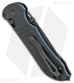 Benchmade 917SBK-1901 Triage Axis Lock Knife Black G-10 (3.4" Black Serr) -Benchmade Knife Sale Benchmade Triage Axis Lock black G 10 Black Serr 917SBK 1901 BHQ 105738 jr side