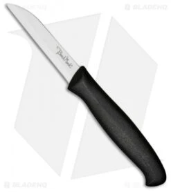 Benchmark Ceramic Paring Knife Black Rubber (3" Plain)