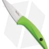 Benchmark Ceramic Paring Knife Lime Green Rubber (4" Plain)