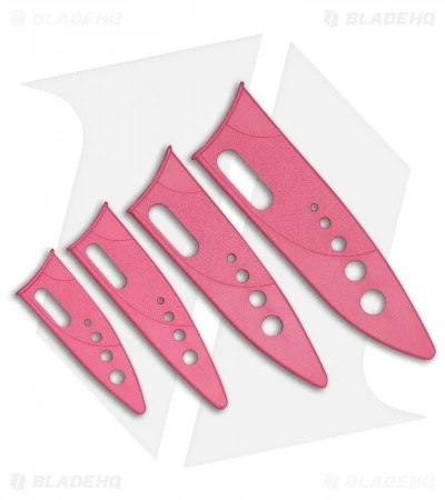 Benchmark Kitchen 5-Piece Pink Ceramic Knife Set 2 Benchmark Kitchen 5-Piece Pink Ceramic Knife Set - Image 2