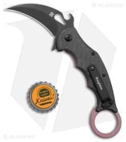 Brighten Blades Moonstruck Karambit Purple Titanium W/ Carbon Fiber (2.5" Black) -Benchmade Knife Sale Brighten Blades Moonstruck Karambit Purple Black BHQ 178982 jr bottlecap