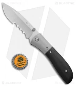 CRKT Carson M4-13 Spring Assisted Knife (3.75" Bead Blast Serr) -Benchmade Knife Sale CRKT Carson M4 13 SA BB Serr BHQ 1661 jr bottlecap