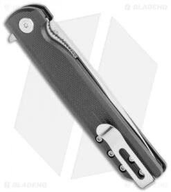 CRKT LCK + Spring Assisted Liner Lock Knife Black GRN (3.3" Satin) 3801 -Benchmade Knife Sale CRKT LCK SA LL Black GRN Satin BHQ 76853 jr side