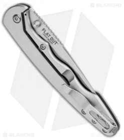 CRKT Lerch Flat Out OutBurst Assisted Knife Stainless Steel (3.57" Satin) 7016 -Benchmade Knife Sale CRKT Lerch Flat Out OutBurst Assited SS Satin 7016 BHQ 92319 jr side