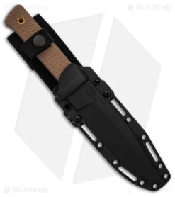 Cold Steel SRK Search Rescue Fixed Blade Knife Tan Polymer (6" Black ) -Benchmade Knife Sale Cold Steel SRK Search Rescue FB Knife Tan Polymer 6in Black BHQ 158054 td side