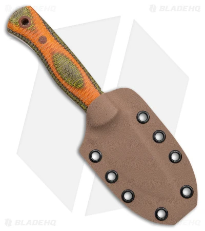 Cypress Creek Knives $3 Dive Fixed Blade Knife Olive Firehose Micarta (3" SW) 3 Cypress Creek Knives $3 Dive Fixed Blade Knife Olive Firehose Micarta (3" SW) - Image 3