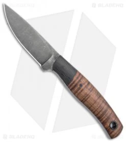 Cypress Creek Knives Fife Fixed Blade Knife Blackwood (3.6" Acid Wash)