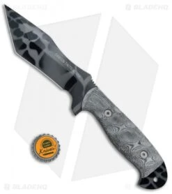 Dawson Knives Wraith Fixed Blade Knife Gray Micarta (5" Obsidian) -Benchmade Knife Sale Dawson Knives Wraith Gray Micarta Obsidian BHQ 74779 jr bottlecap