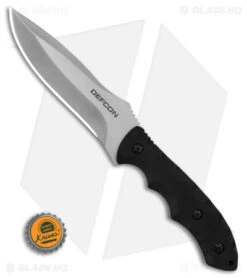 Defcon Hydra Fixed Blade Black G-10 (6" Stonewash D2) -Benchmade Knife Sale Defcon Hydra FB D2 BHQ 70692 td size