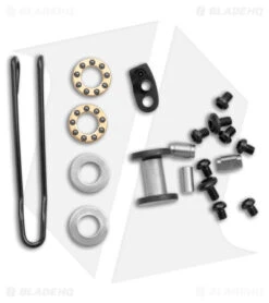 Divo Knives Stout Frame Lock Knife Titanium/Black Micarta (3" BW) -Benchmade Knife Sale Divo Knives Stout FL Ti Black Micarta Black Wash BHQ 176276 jr hw