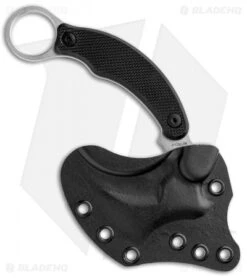 DoubleStar Halcon Non-Traditional Karambit Fixed Blade Black G-10 (2.5" SW) -Benchmade Knife Sale DoubleStar Halcon Non Traditional Karambit Black G 10 DSK107 BHQ 88506 jr sheath