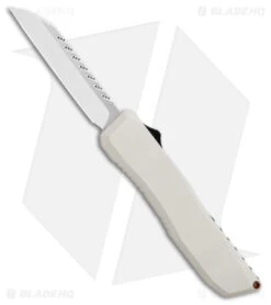 EOS Harpoon OTF Auto Dagger Knife White Stormtrooper Al/Ti (3.75" White/Satin)