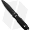 EOS Mini Thresher Blackout Fixed Blade Knife Black (3.6" Black)