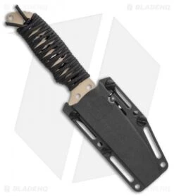 HK Fray Tanto Fixed Blade Knife Black Rubber (4.25" FDE) 55243 -Benchmade Knife Sale HK Fray Tanto Fixed Blade Knife Black Paracord 4.25 FDE 55243 BHQ 100259 LS Sheath