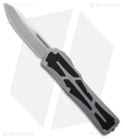 Heretic Knives Colossus OTF Automatic Knife Gray Aluminum (3.5" SW)