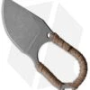 Jake Hoback Jeremiah Johnson Fixed Blade Knife Brown Cord Wrap (2" Stonewash)