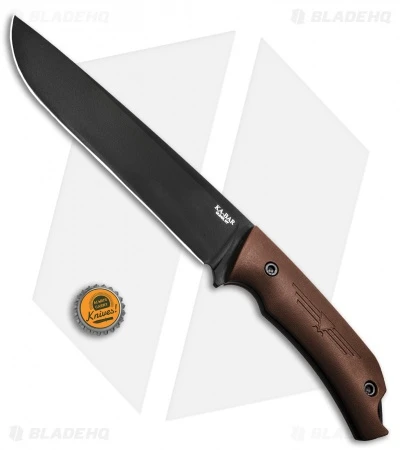 Ka-Bar Camp Turok Fixed Blade Knife Brown Ultramid (8" Black) 4 Ka-Bar Camp Turok Fixed Blade Knife Brown Ultramid (8" Black) - Image 4