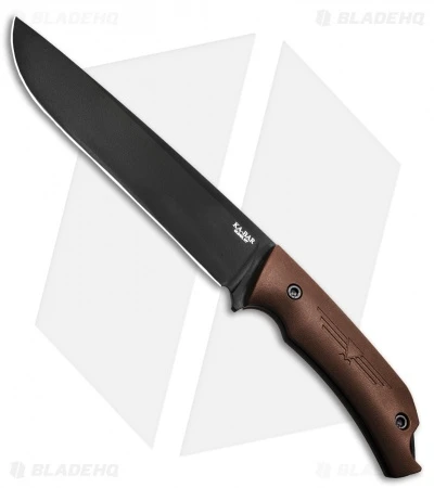 Ka-Bar Camp Turok Fixed Blade Knife Brown Ultramid (8" Black) 1 Ka-Bar Camp Turok Fixed Blade Knife Brown Ultramid (8" Black)