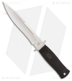 Katz Knives Alley Kat Fixed Blade Knife Black Kraton (6.5" Satin) 6006