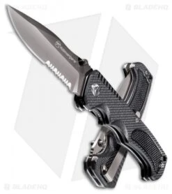 Front Page 45 Front Page -Benchmade Knife Sale Kilimanjaro Annex DP black G10 black serr BHQ 55323 er side