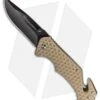 Kilimanjaro UTAC Drop Point Folding Knife Tan G-10 (3.5" Black) 910032