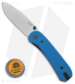 KNAFS Lander EDC Liner Lock Knife Fast Swap Scales Blue G-10 (2.75" SW) -Benchmade Knife Sale Knafs Co Lander EDC LLK Fast Swap Scales Blue G10 2in SW BHQ 147364 td size 2