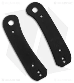 KNAFS Lander Knife Scales Black G-10