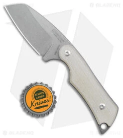 Mercury Kali Sheepsfoot Mini Fixed Blade Knife Natural G10 (2.50" SW) -Benchmade Knife Sale Mercury Kali Sheeps Foot Mini Fixed Blade Natural G 10 SW BHQ 179595 jr bottlecap