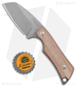 Mercury Kali Sheepsfoot Mini Fixed Blade Knife Natural Micarta (2.50" SW) -Benchmade Knife Sale Mercury Kali Sheeps Foot Mini Fixed Blade Natural Micarta SW BHQ 179622 jr bottlecap