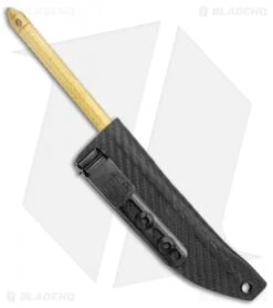 Microtech TAC-P Gold Tactical Spike 112-1TINS -Benchmade Knife Sale Microtech TAC P Gold Tactical Spike 112 1 TINS BHQ 135910 jr sheath